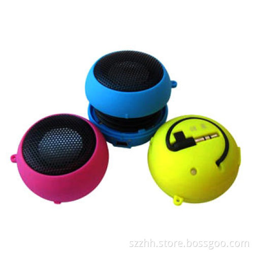 Hamburger-shaped Stereo Mini Speakers, Used for iPod, MP3/MP4/MP5 Players, PC and Mobile Phones